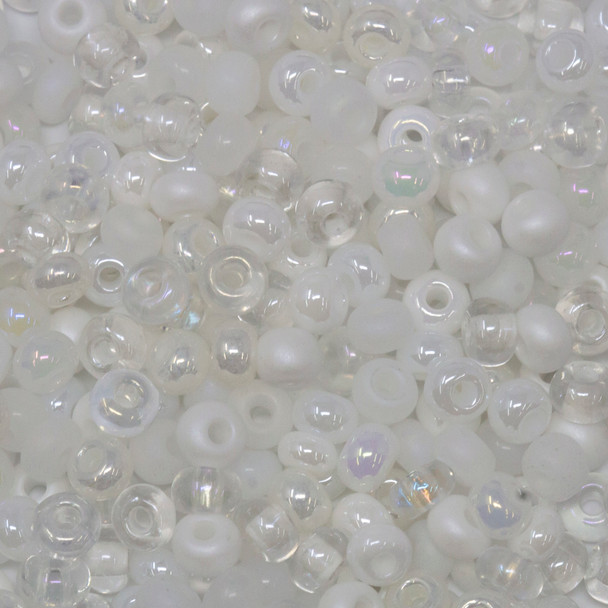 Size 6 Czech Seed Beads -- 1178 Bridal Bliss