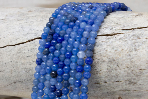 Aventurine Polished 4mm Blue Round