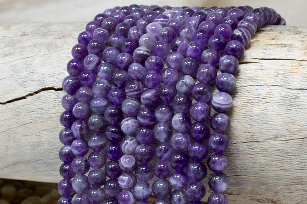 Dogtooth Amethyst A Grade 6mm Round