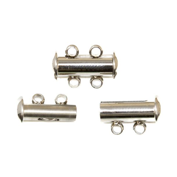Stainless Steel 2 Strand Slide Clasp