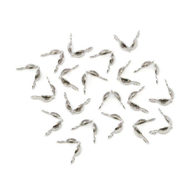 Stainless Steel Clamshells with 2 Rings - 20 Pieces