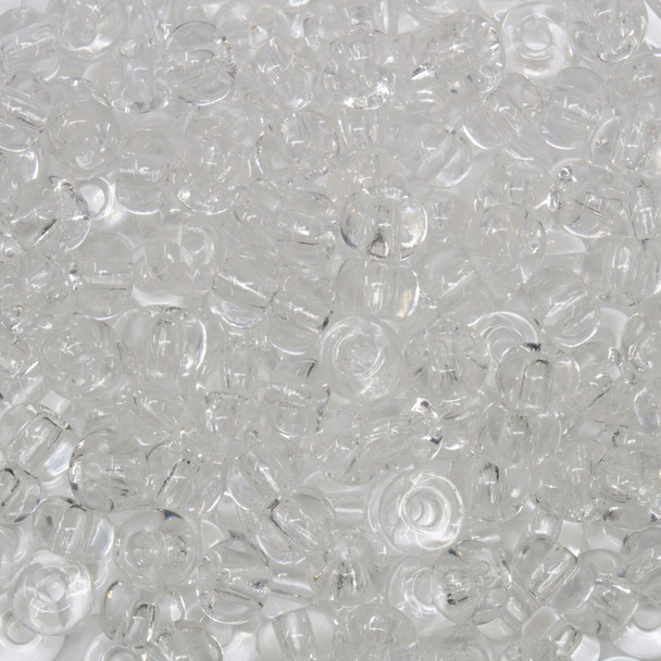 Size 6 Czech Seed Beads -- 126 Crystal