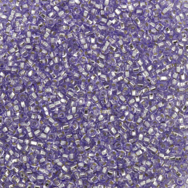 Size 11 Czech Seed Beads -- 1187 Tanzanite / Silver Lined