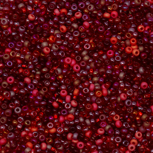 Size 11 Czech Seed Beads -- 801 Devil's Food Mix