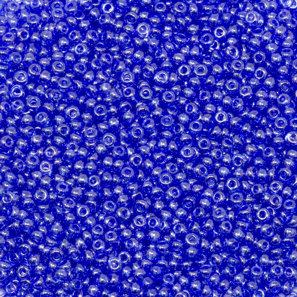 Size 11 Czech Seed Beads --484 Light Sapphire Luster