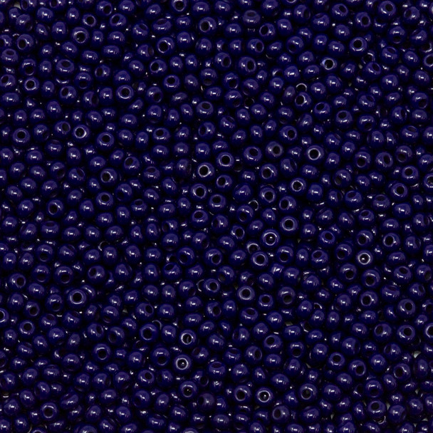 Size 11 Czech Seed Beads --837 Dark Navy