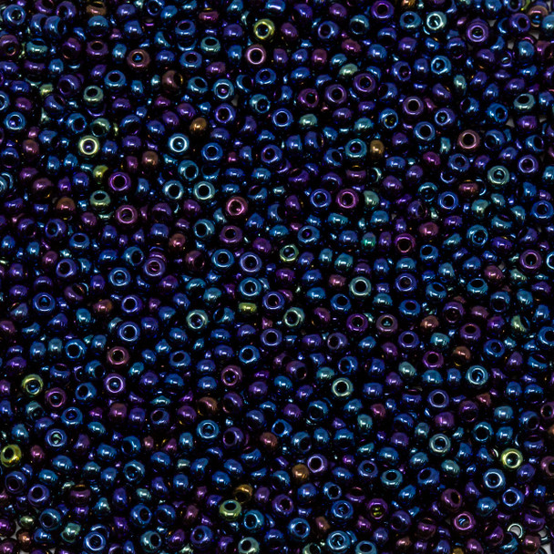 Size 11 Czech Seed Beads -- 105 Blue Iris