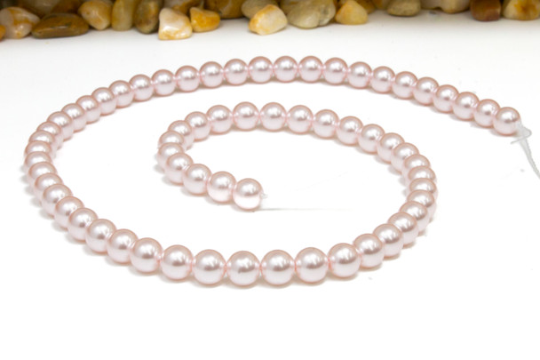 South Sea Shell Pearl Pastel Pink 6mm Round