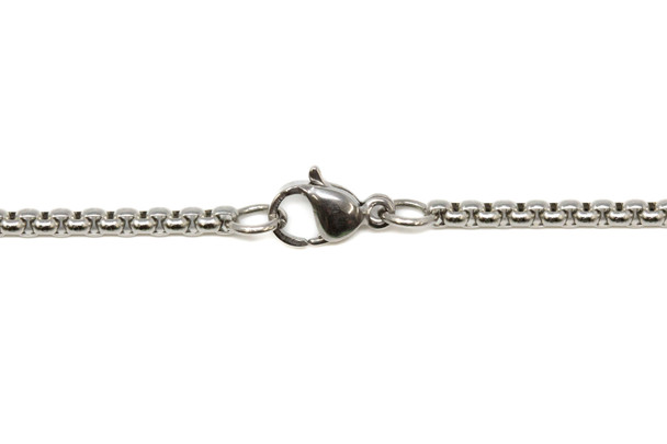 Stainless Steel Bolo Chain 23" Finished Necklace