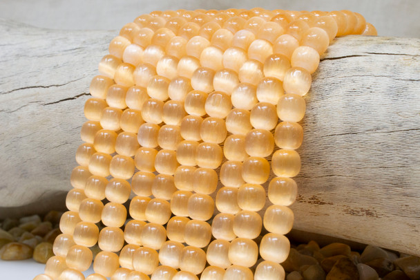 Selenite 8mm Tangerine Drum