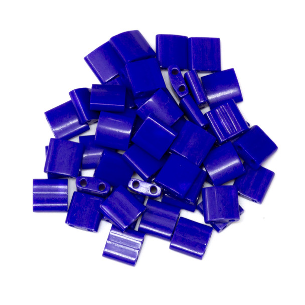 5mm Tila Beads -- 414 Opaque Cobalt