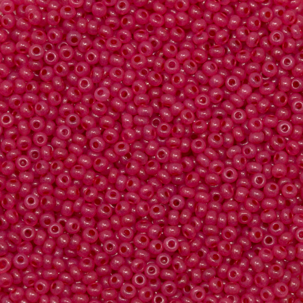 Size 11 Czech Seed Beads -- 1254 Old Rose Opal