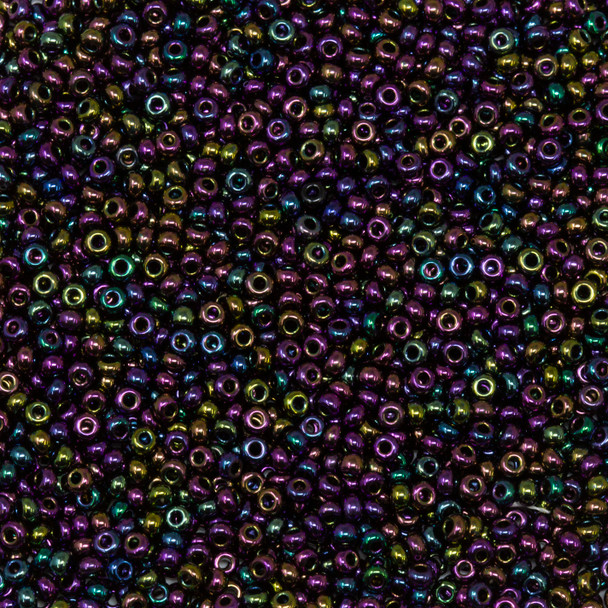 Size 11 Czech Seed Beads -- 170 Purple Iris