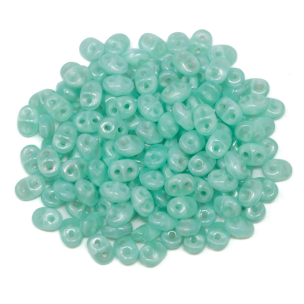 Matubo SuperDuo -- Milky Peridot