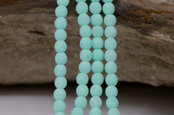Czech Glass 3mm Round -- Bondell Turquoise