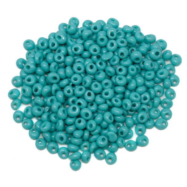 CzechMates® QuadraLentil Beads -- Persian Turquoise
