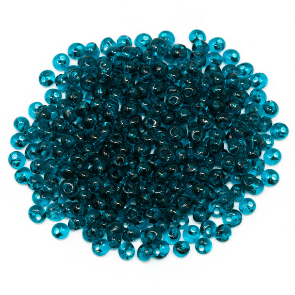 3mm Toho Magatamas -- Transparent Capri Blue