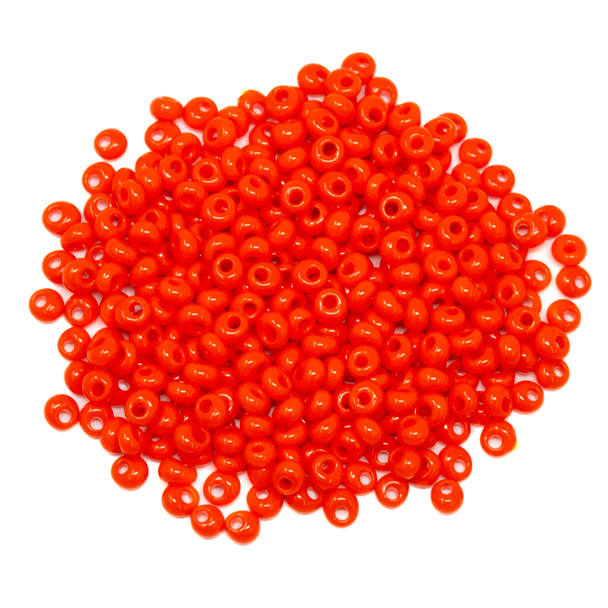 3mm Toho Magatamas -- Opaque Sunset Orange