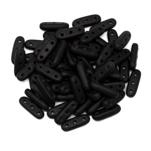 CzechMates® Beam Beads -- Matte Jet