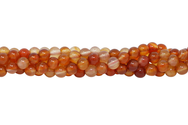 Carnelian Polished 6mm Round