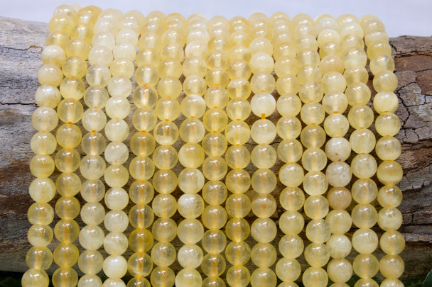Yellow Calcite Polished 6mm Round