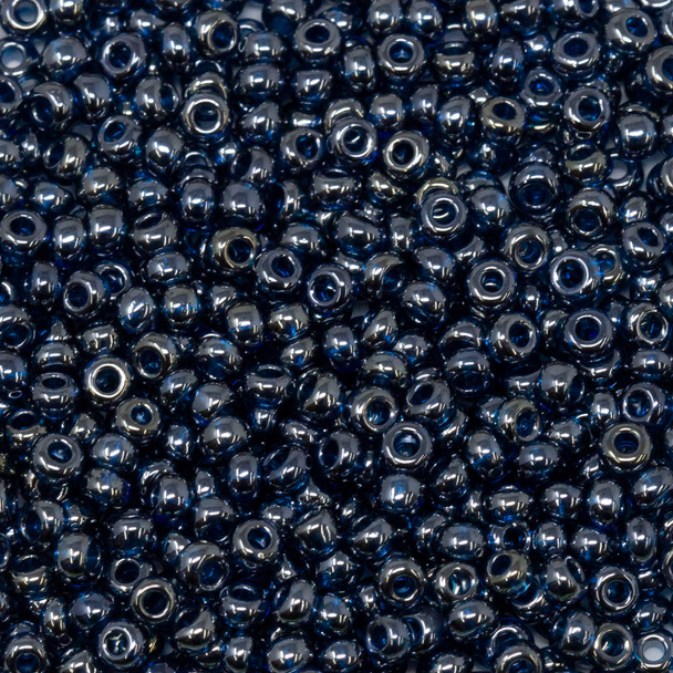 Size 8 Czech Seed Beads -- 1013 Montana Luster