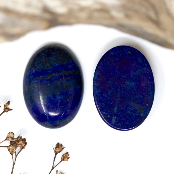 Lapis Polished 18x25mm Oval Cabochon