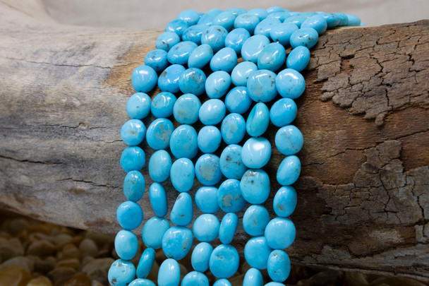 Nacozari Turquoise Polished 7-9mm Pebble