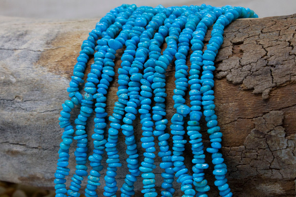 Sleeping Beauty Turquoise Polished 5mm Chips