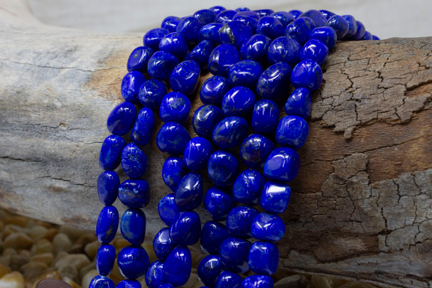 Natural Lapis AA Grade Polished 10-11mm Nugget