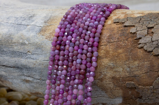 Ruby Polished 3mm Faceted Round