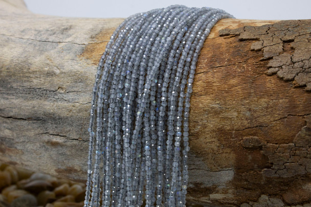 Labradorite Polished 1.9mm Faceted Round
