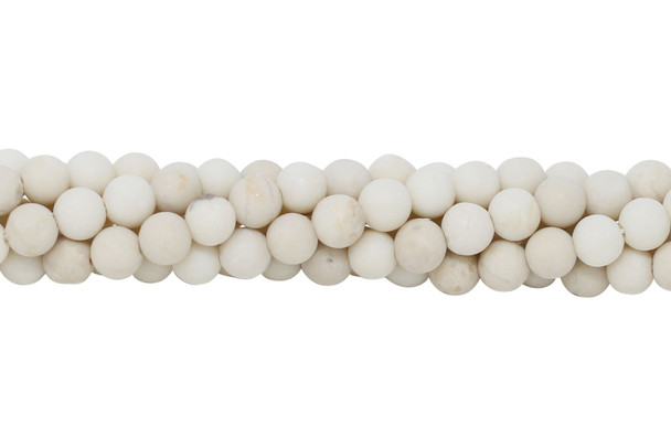 River Stone Jasper Matte 6mm Round