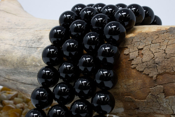 Black Onyx A Grade Polished 16mm Round