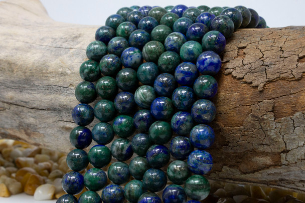 Chrysocolla Dyed Polished 10mm Round