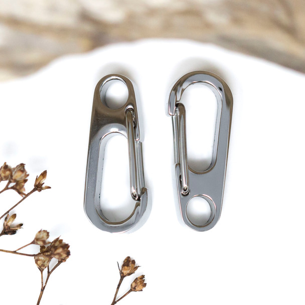 Stainless Steel 11x26mm Snap Clasp