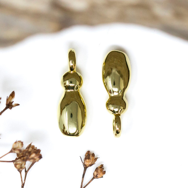 18kt Gold Plated Letter "I" Charm