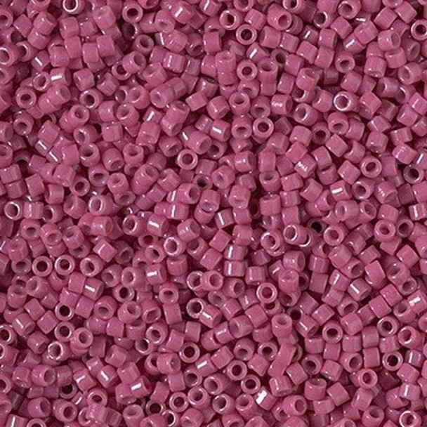 Delicas Size 11 Miyuki Seed Beads -- 2353 Duracoat Opaque Raspberry