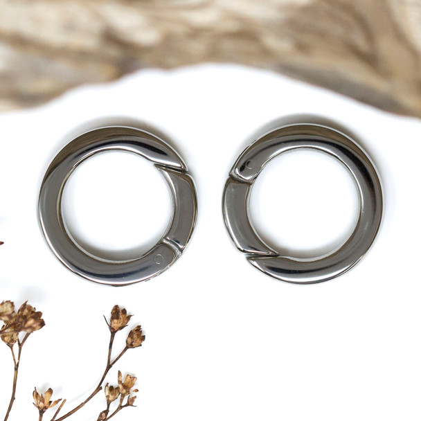 Stainless Steel 20mm Spring Gate O Ring Clasp