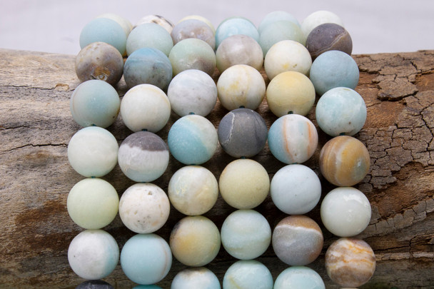 Amazonite Matte 12mm Round