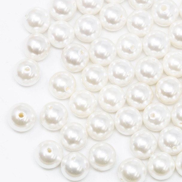White South Sea Shell Pearl 6mm Round - Sold Individually