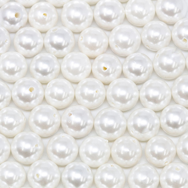 White South Sea Shell Pearl 8mm Round - Sold Individually