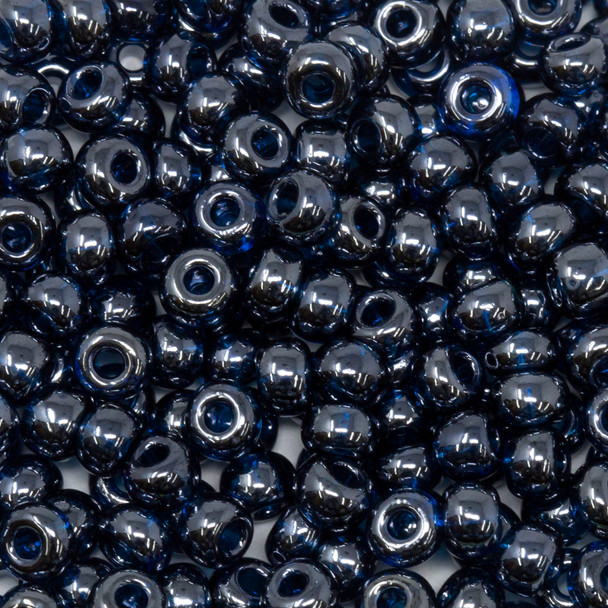 Size 6 Czech Seed Beads -- 1013 Montana Luster