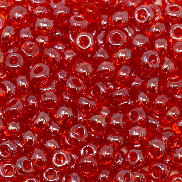 Size 6 Czech Seed Beads -- 76 Dark Hyacinth Luster