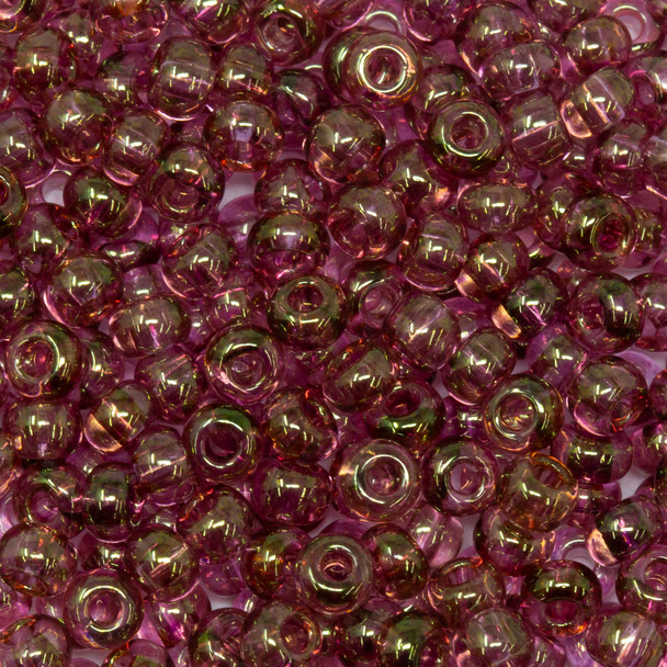 Size 6 Czech Seed Beads -- 1066 Rose Glow