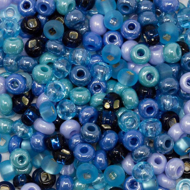 Size 6 Czech Seed Beads -- 1185 Pacific Melodies