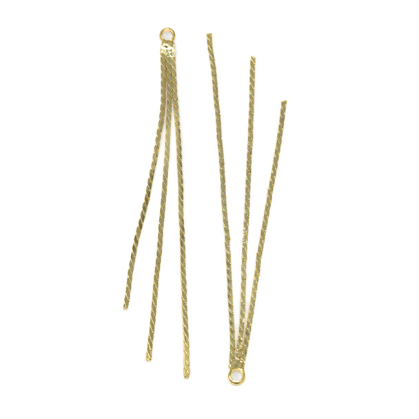 Gold Plated 62mm 3 Strand Tassel