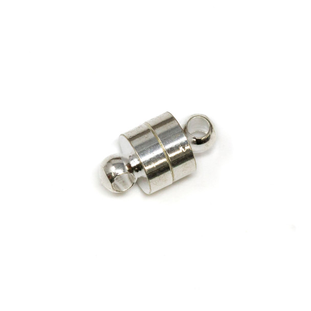 Silver Plated 11x6mm Magnetic Clasp - Sold Individually