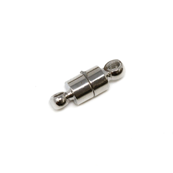 Silver Plated 11x4mm Magnetic Clasp