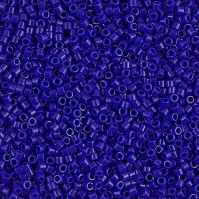 Delicas Size 10 Miyuki Seed Beads -- 726 Opaque Cobalt